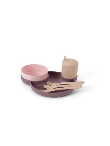 Tiny Kinderspeise-Set Lila 7 Teile